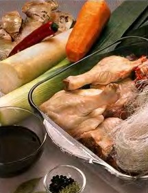суп из лапши с уткой